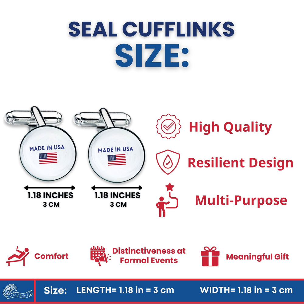 Cufflinks - State Seal Washington - USA