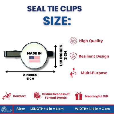 Tie Clip - State Seal Ohio - USA