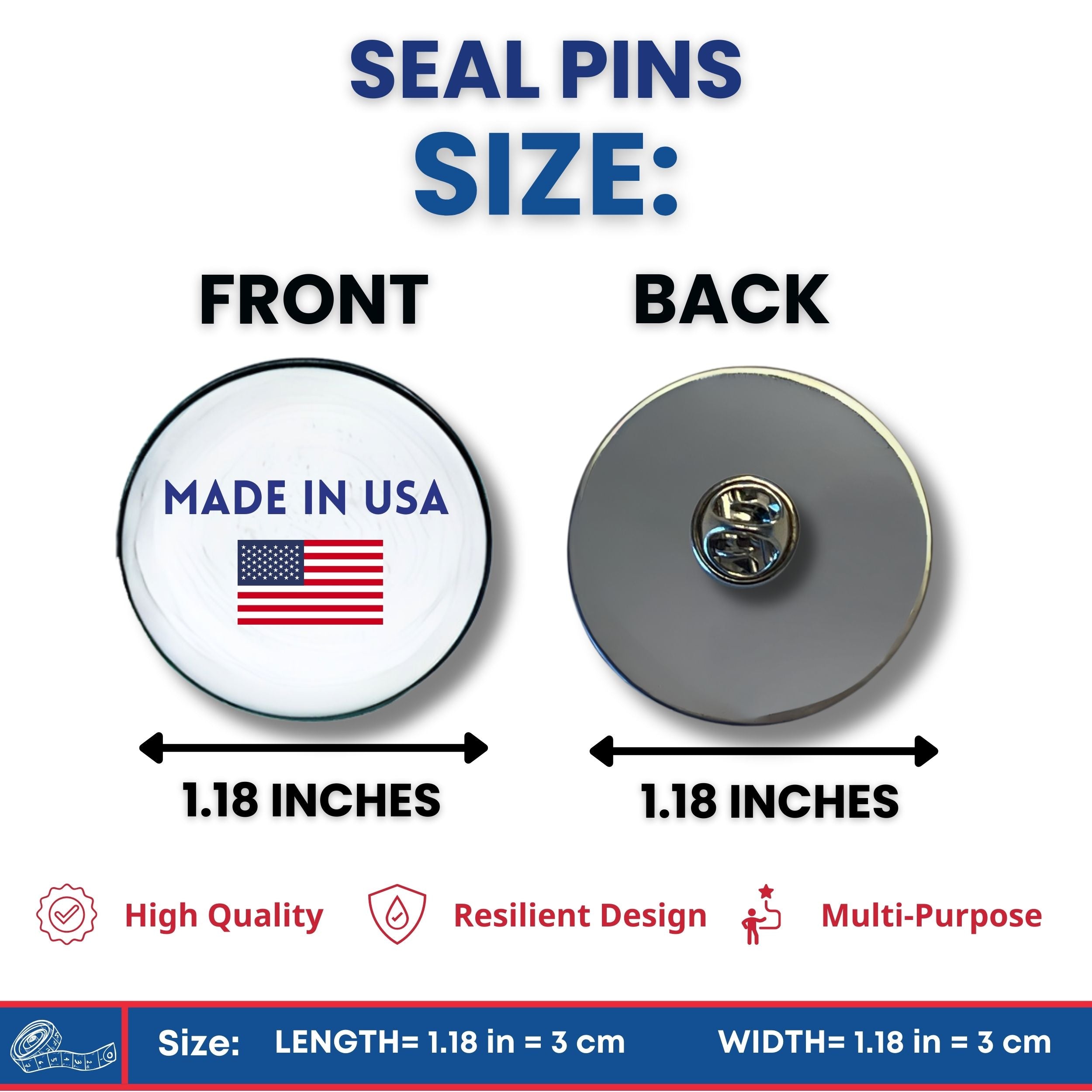 Pin - State Seal Texas - USA