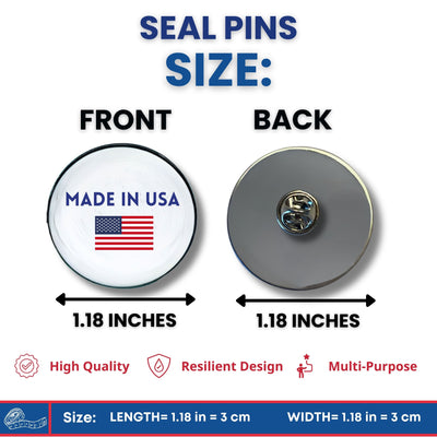 Pin - State Seal Arkansas - USA