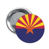 Arizona Button, Flag Button, WorldwideSouvenirs, USA Button, Arizona Emblem Button, Arizona Flag, State United States, Limited Edition - WORLDWIDE SOUVENIRS