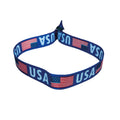 Flag bracelet, Flag USA, WorldwideSouvenirs, Adorable Fabric bracelet, Patriotic Accessories, United States, American Pride, P2065 - WORLDWIDE SOUVENIRS	