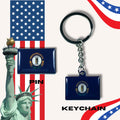 Kentucky flag, Enamel pin, Flag Keychain, Adorable Collections State Flags, United States Flags, Keychains, Cute pins, Limited Edition - WORLDWIDE SOUVENIRS	