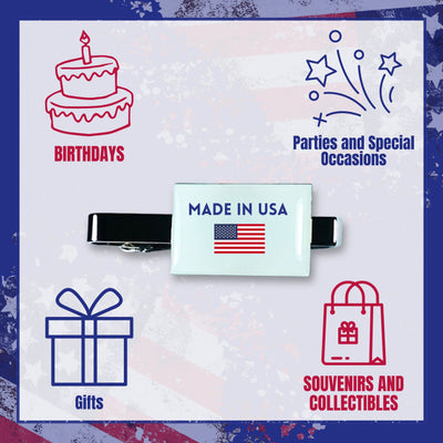 Tie Clip - State Flag Connecticut - Usa