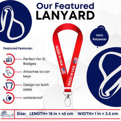 Lanyard - State Flag Missouri - USA - L079