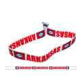 Arkansas bracelet, Arkansas flag, Worldwide Souvenirs, Patriotic Accessories, United States, American Pride, Fabric Bracelet, P1904 - WORLDWIDE SOUVENIRS	