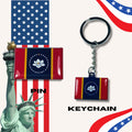 Mississippi flag, Enamel pin, Flag Keychain, Adorable Collections State Flags, United States Flags, Keychains, Cute pins, Limited Edition - WORLDWIDE SOUVENIRS	