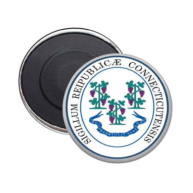 Connecticut Seal Magnet, Magnets, WorldwideSouvenirs, Seal Magnet, USA Magnet, Connecticut Emblem Magnet, State Seal Magnet, Limited Edition - WORLDWIDE SOUVENIRS	