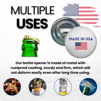 Bottle Opener-Magnet - State Flag Missouri - USA