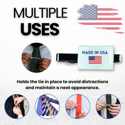 Tie Clip - State Flag Connecticut - Usa