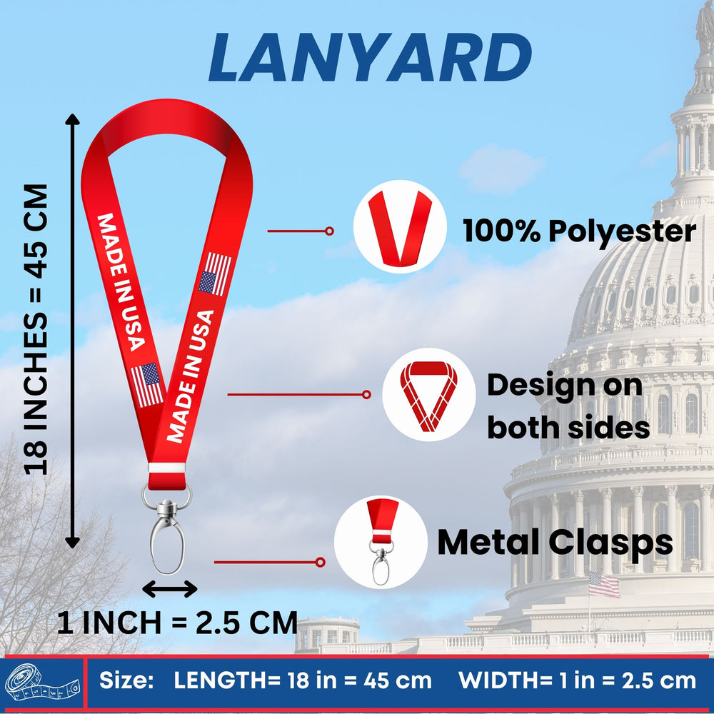 Lanyard - State Flag Texas - USA - L096