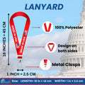 SIZES - FEATURES AND QUALITY OF LANYARDS - WORLDWIDE SOUVENIRS 