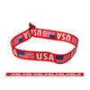 Flag bracelet, Flag USA, WorldwideSouvenirs, Adorable Fabric bracelet, Patriotic Accessories, United States, American Pride, P2064 - WORLDWIDE SOUVENIRS	