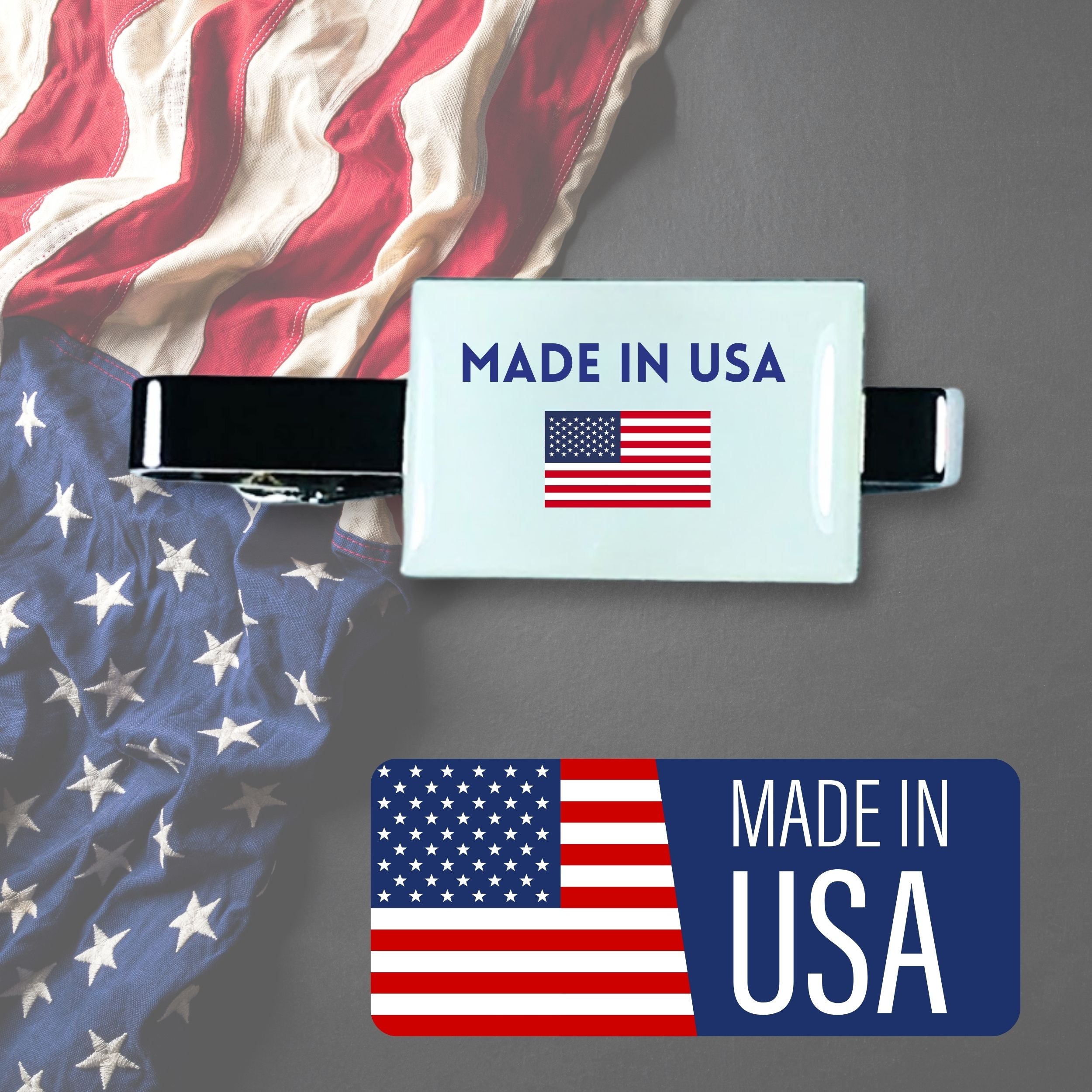 Tie Clip - State Flag Connecticut - Usa