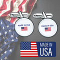 CUFFLINKS - STATE SEAL IOWA - USA