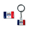 Iowa flag, Enamel pin, Flag Keychain, Adorable Collections State Flags, United States Emblem Flags, Keychains, Cute pins, Limited Edition - WORLDWIDE SOUVENIRS