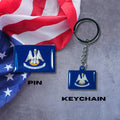 Louisiana flag, Enamel pin, Flag Keychain, Adorable Collections State Flags, United States Flags, Keychains, Cute pins, Limited Edition - WORLDWIDE SOUVENIRS	