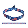 Flag bracelet, Flag USA, WorldwideSouvenirs, Adorable Fabric bracelet, Patriotic Accessories, United States, American Pride, P2065 - WORLDWIDE SOUVENIRS