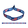 Flag bracelet, Flag USA, WorldwideSouvenirs, Adorable Fabric bracelet, Patriotic Accessories, United States, American Pride, P2065 - WORLDWIDE SOUVENIRS	