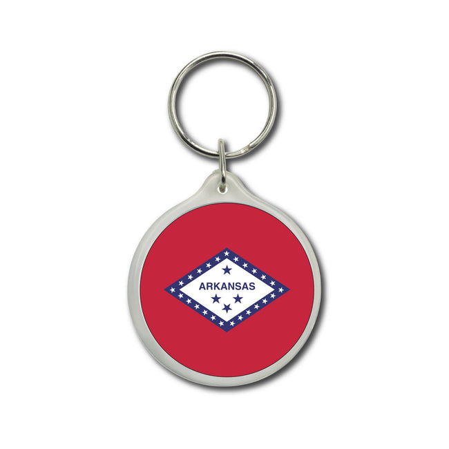 Arkansas Keychain, State Flag, Arkansas Flag, Flag emblem Keychain, Arkansas Souvenir, Collectible Keychains, USA Patriot Gifts, USA Flag - WORLDWIDE SOUVENIRS	