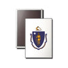 Massachusetts Flag, Flag Magnet, WorldwideSouvenirs, Magnet, USA Magnet, Massachusetts Emblem Magnet, Limited Edition, Massachusetts Magnet - WORLDWIDE SOUVENIRS	