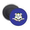 Connecticut Flag, Flag Magnet, WorldwideSouvenirs, Magnet, USA Magnet, Connecticut Emblem Magnet, Limited Edition, Connecticut Magnet - WORLDWIDE SOUVENIRS