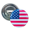 Bottle Opener-Magnet - Flag United States - USA