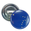 Bottle Opener-Magnet - State Flag Alaska - USA