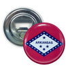 Bottle Opener-Magnet - State Flag Arkansas - USA