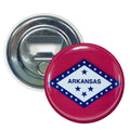 Bottle Opener-Magnet - State Flag Arkansas - USA