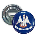 Bottle Opener-Magnet - State Flag Louisiana - USA