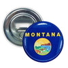 Bottle Opener-Magnet - State Flag Montana - USA