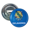 Bottle Opener-Magnet - State Flag Oklahoma - USA