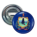 Bottle Opener-Magnet - State Flag Vermont - USA