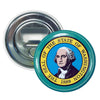 Bottle Opener-Magnet - State Flag Washington - USA