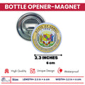 Bottle Opener - Magnet - State Seal Hawaii - USA
