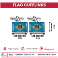 Cufflinks - State Flag - Delaware - USA