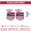 Cufflinks - State Flag - Hawaii - USA