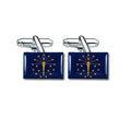 Cufflinks - State Flag Indiana - USA