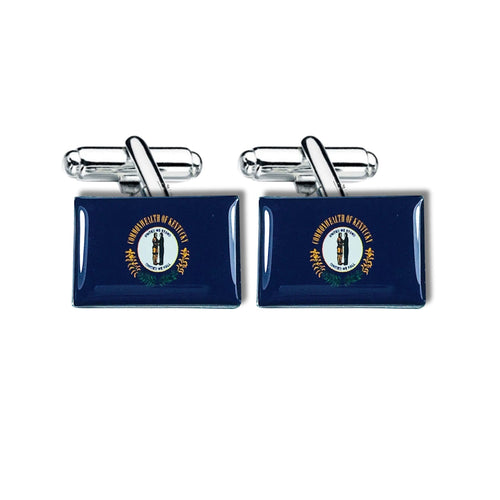 Cufflinks - State Flag Kentucky - USA