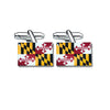 Cufflinks - State Flag Maryland - USA