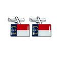 Cufflinks - State Flag North Carolina - USA