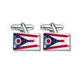 Cufflinks - State Flag Ohio  - USA