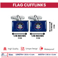 Cufflinks - State Flag Utah - USA