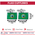 Cufflinks - State Flag Washington - USA