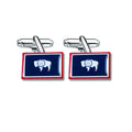 Cufflinks - State Flag Wyoming - USA