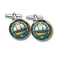 Cufflinks - State Seal New Hampshire - USA