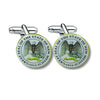 CUFFLINKS - STATE SEAL NEW MEXICO - USA