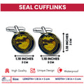 Cufflinks - State Seal Oregon - USA
