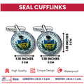 Cufflinks - State Seal Pennsylvania - USA